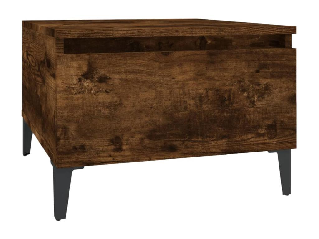 2-Piece Side Tables, Smoked Oak, 50x46x35 cm, Engineered Wood, 86687TTGL