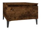 2-Piece Side Tables, Smoked Oak, 50x46x35 cm, Engineered Wood, 86687TTGL