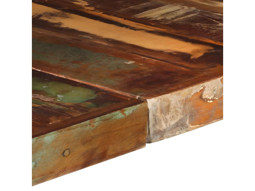 Dining table 140x140x75 cm Solid reclaimed wood 08584WDYX