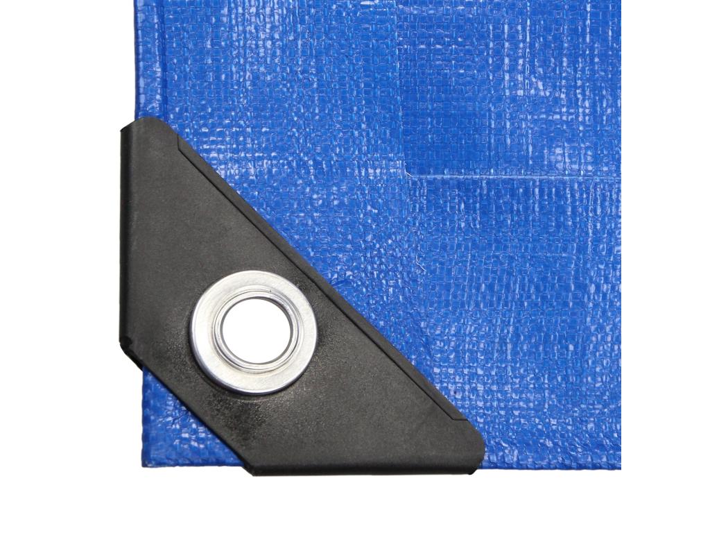 Waterproof PE tarpaulin, 260 g/m², blue, Homeboisstore 74303CBEQ