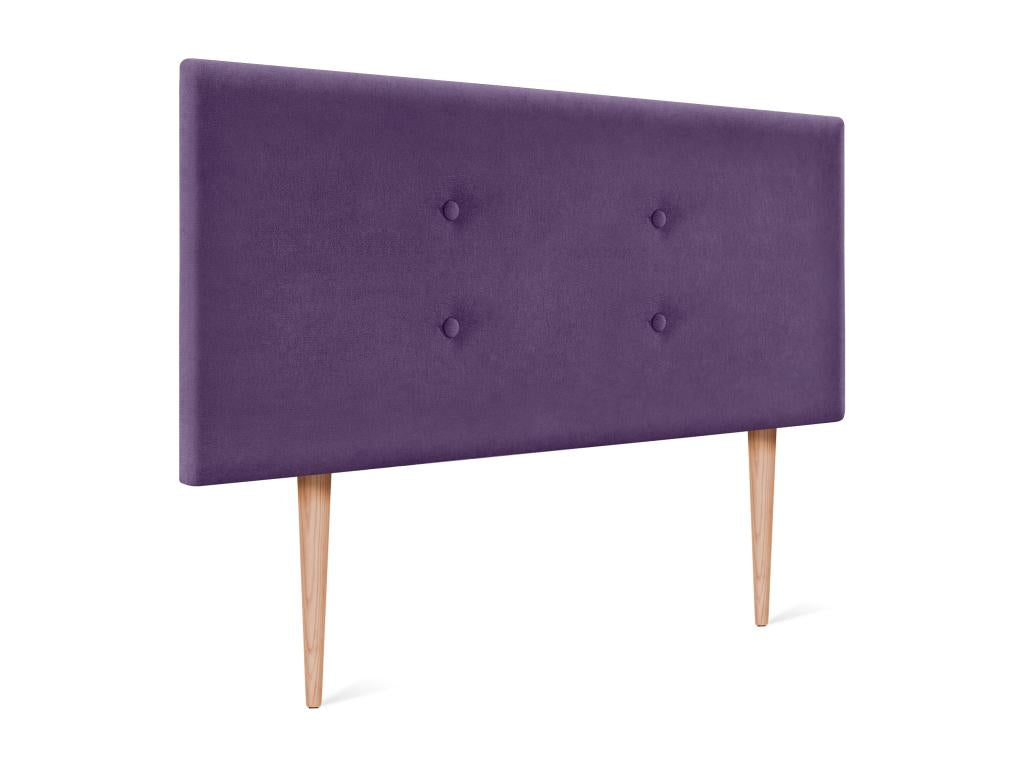 Homeboisstore Fabric Headboard with 2 Button Closures, 105x105cm, with Legs, for 105cm Beds - Homeboisstore 25257EITE