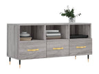 Sunmeub TV stand, grey, 102x36x50 cm, engineered wood, 53646GQLG