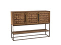 Sunmeub - 3-Door Recycled Teak Wood Sideboard 23199HSWM
