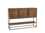 Sunmeub - 3-Door Recycled Teak Wood Sideboard 23199HSWM