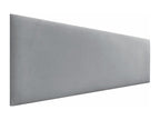 Sunmeub Smooth Velvet Headboard 145x50 for 120/135/140 Beds - Light Grey 49388KUSK