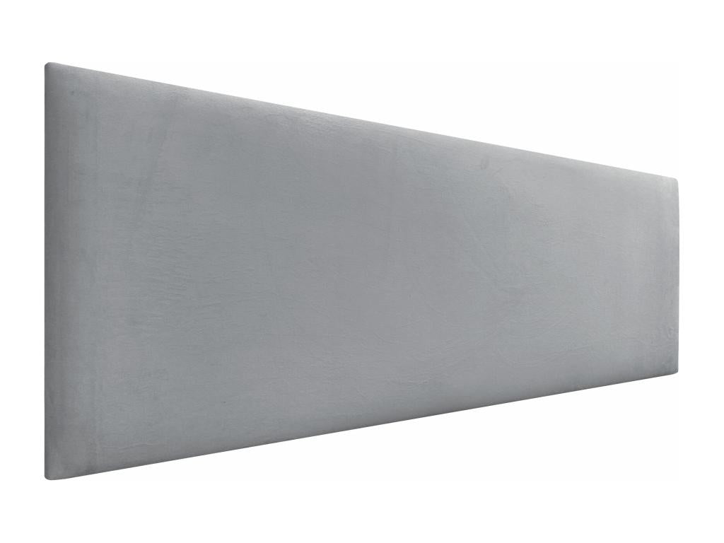 Sunmeub Smooth Velvet Headboard 145x50 for 120/135/140 Beds - Light Grey 49388KUSK
