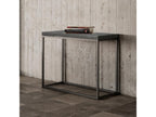 Sunmeub extendable console table, 90x45/90 cm, Concrete Grey, Anthracite frame, 17554YHOJ