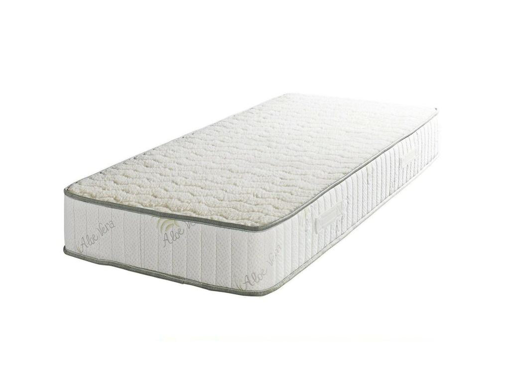 Sunmeub Mattress 90x200x21 cm - Firm - Winter Side 2 cm Memory Foam 60 kg/m3 Wool - Sunmeub polyester filling - polyurethane core 08623EAVF