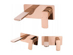 CUBIC ROSE GOLD BUILT-IN BASIN MIXER TAP 39989SLGA