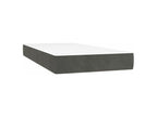 Sunmeub bed base with mattress, dark grey, 100x200 cm, 14351OPJB