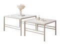 Nesting coffee table, 2-in-1, Glossy White, Cashmere frame 00260ZEHM
