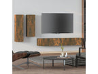4-Piece TV Stand Set, Smoked Oak Engineered Wood 71510MJXP