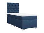 Sunmeub bed base with mattress, blue, 100x200 cm, fabric, 90499EHFU
