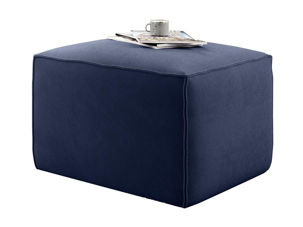 Sunmeub modern pouf in turquoise blue fabric, 88cm, 41318QCQZ