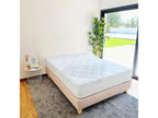 Sunmeub 20cm Bed Base and 24cm Firm High-Density Double-Sided Mattress Set 140x190cm 33249ZAII