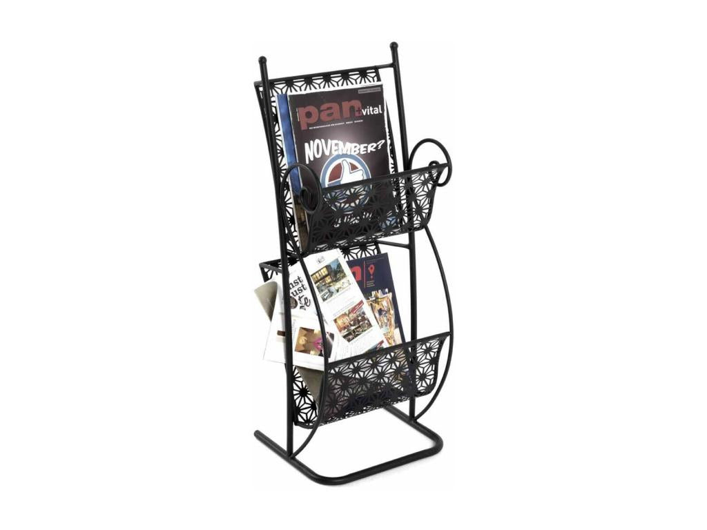 Vintage Magazine Rack Homeboisstore 80cm Black 11169HWUL