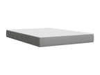 Sunmeub bed base with mattress, light grey, 160x200cm, fabric, 57635LGYT