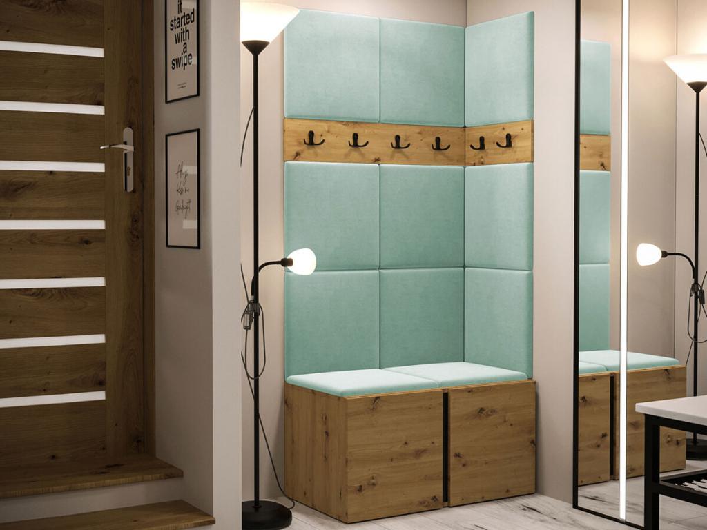 Sunmeub 264 Hallway Unit 186x84x46cm Oak Sunmeub Tapestry - Laminate 76580BNUL