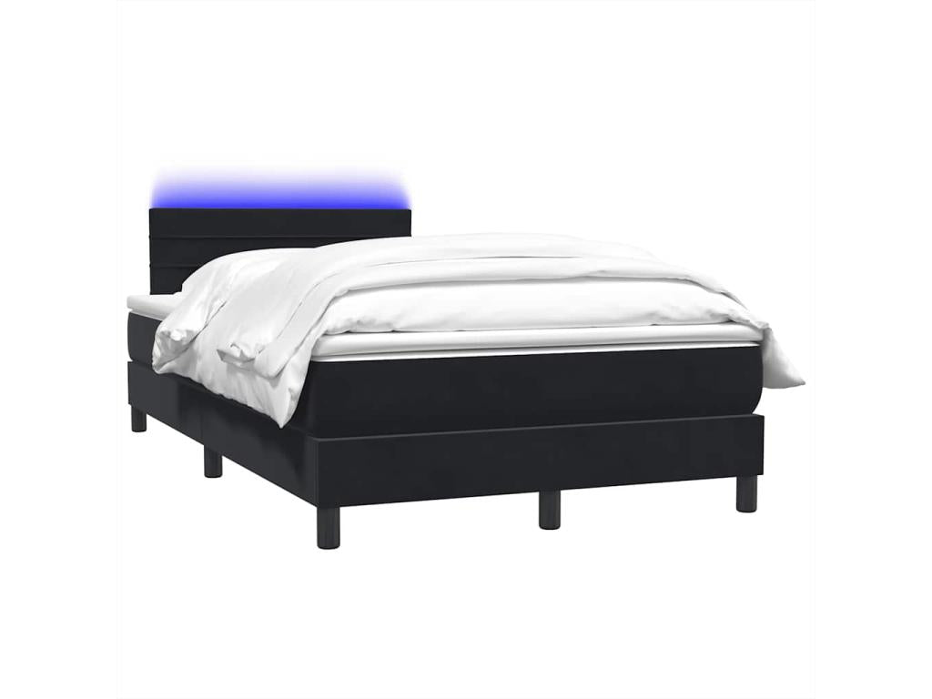 Sunmeub bed base with black velvet mattress 120x220 cm 42100XYUH