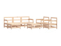 7-piece garden furniture set, solid pine wood, 90907GPUZ