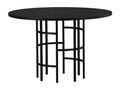 Sunmeub dining table, 115cm diameter, black. 03842FGSF