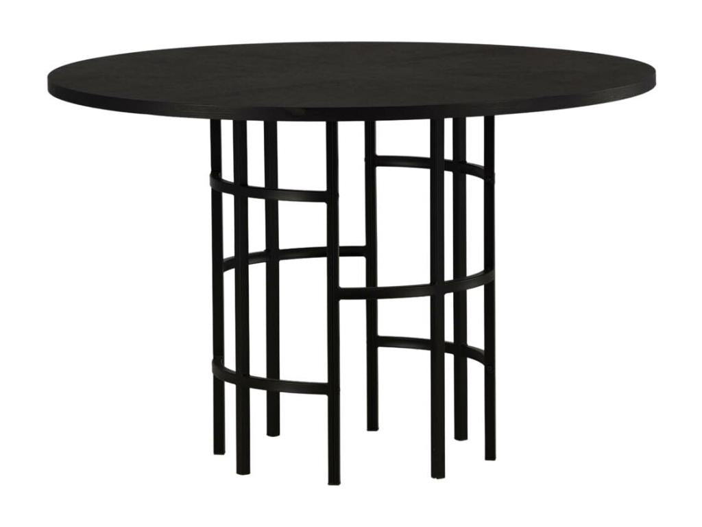 Sunmeub dining table, 115cm diameter, black. 03842FGSF
