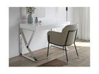Léo-Sunmeub 40 49656VMHC chair in beige faux leather and eco-leather with steel legs