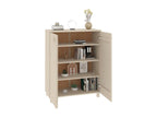 Sunmeub Shoe Cabinet, Honey Brown, 85x40x108 cm, Solid Pine, 63196TZGU