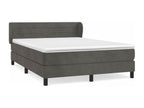 Sunmeub bed base and mattress, Dark Grey 180x200 Velvet 81206XCTH