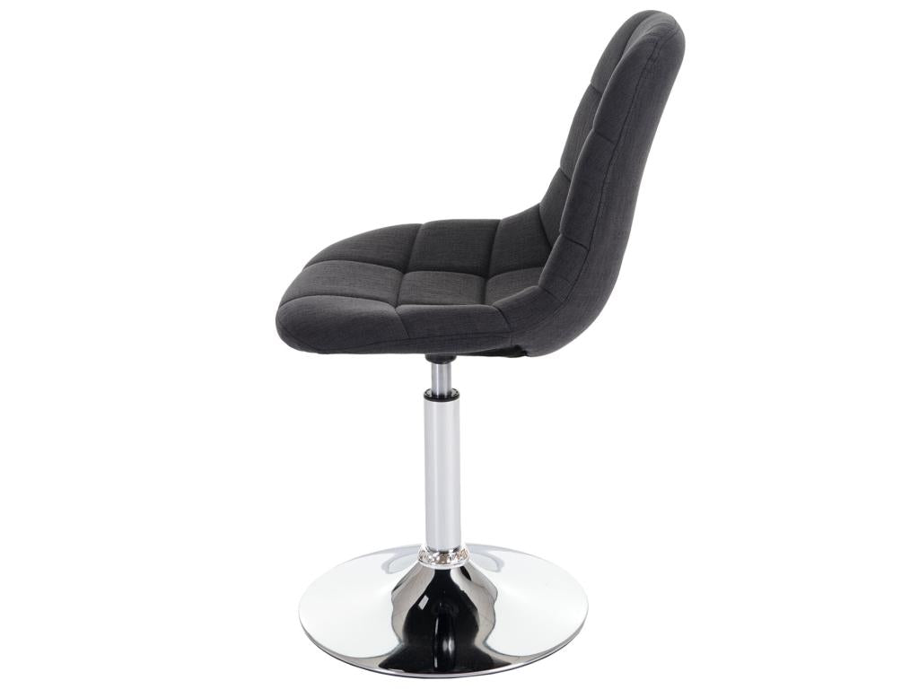 Sunmeub-A60 Dining Chairs, Set of 2, Dark Grey Fabric, 61157FCWB