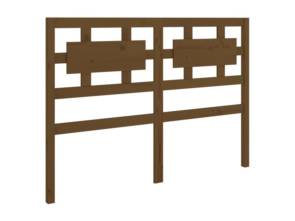 Honey Brown Headboard 145.5x4x100 cm Solid Pine Wood 54999XWEQ