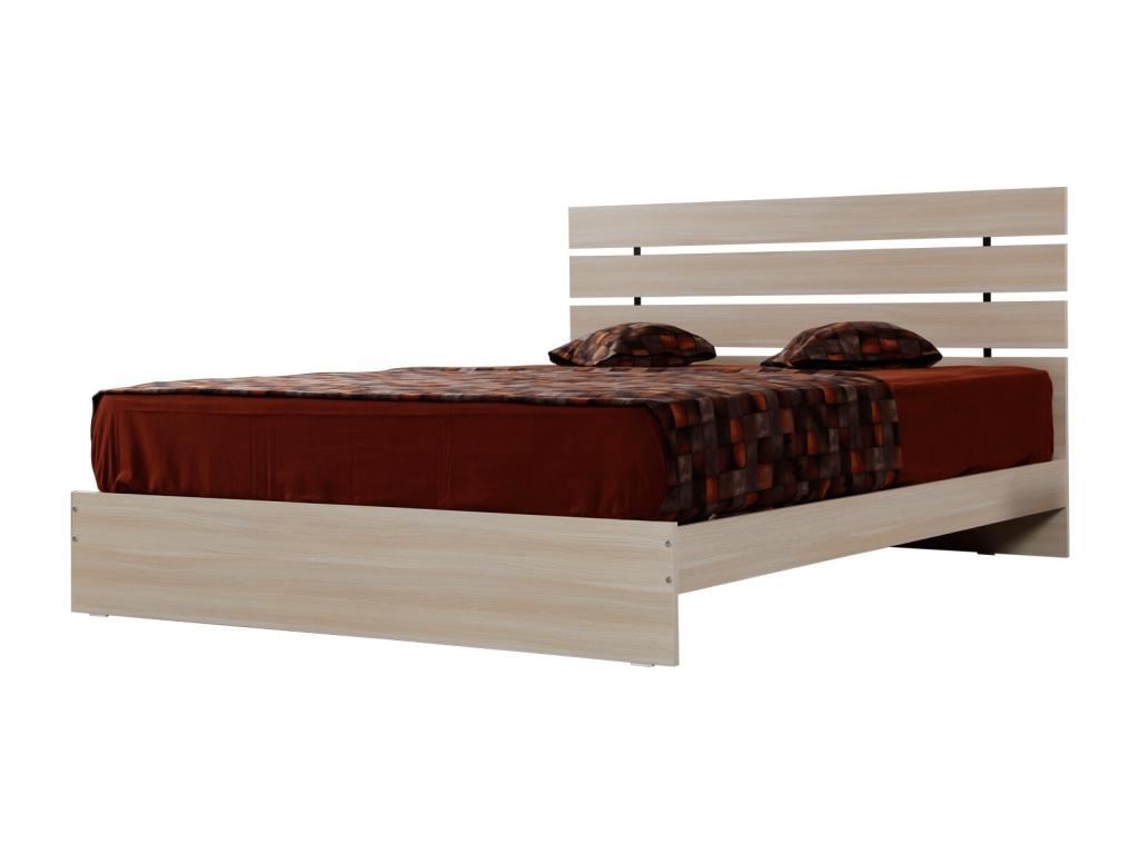 Sunmeub Modern Adult Bed in Light Oak Wood - 7 Sizes - 100x200 75065VCKB