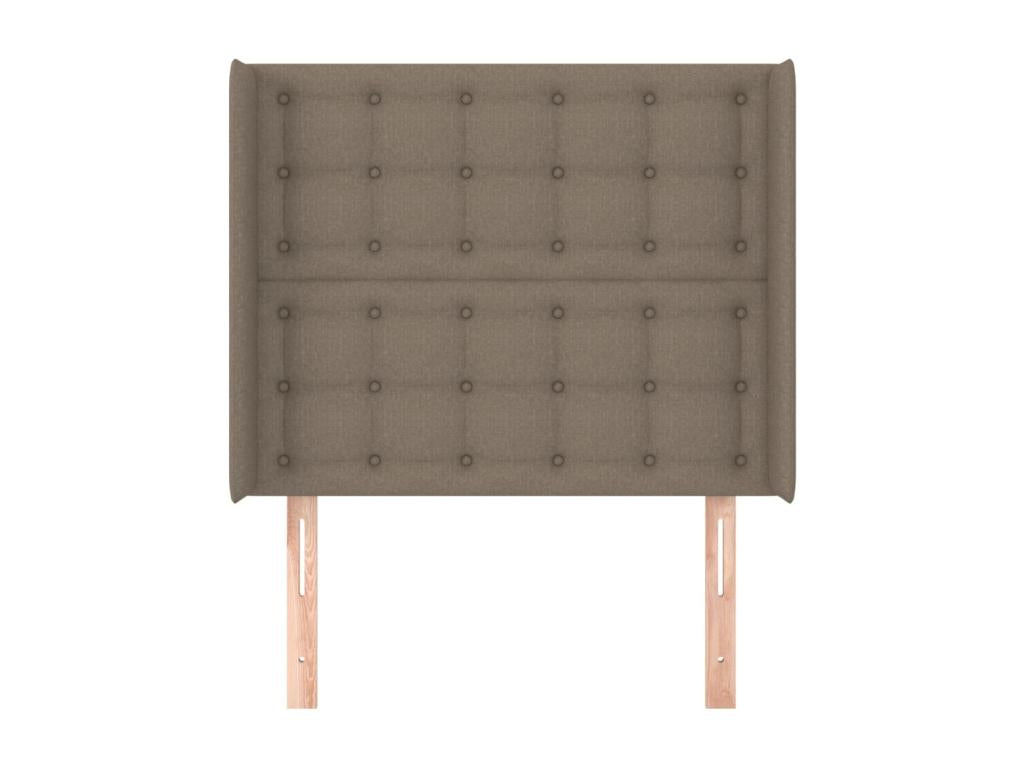 Sunmeub Headboard with Wings 83x16x118/128 cm Fabric 29086CCGB