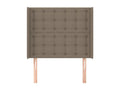 Sunmeub Headboard with Wings 83x16x118/128 cm Fabric 29086CCGB