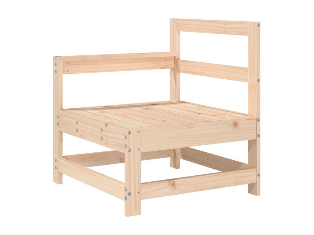6-piece garden furniture set, solid pine wood, 63569GOXV