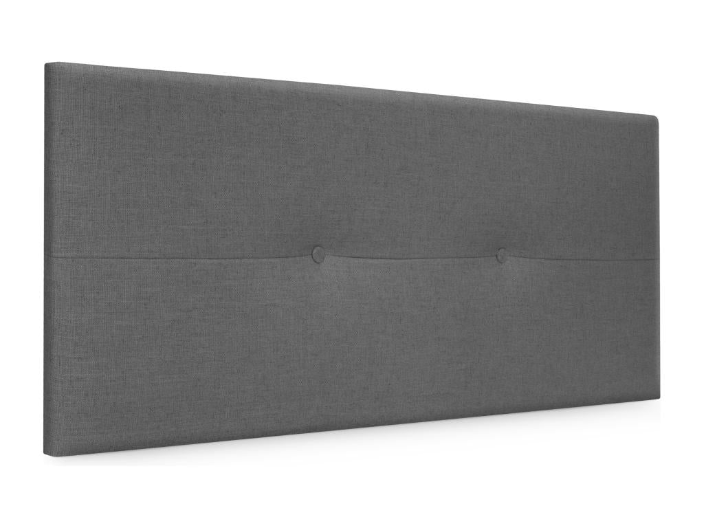 Sunmeub Natural Linen Headboard with Buttons 110x50cm Beds 105 - Dark Grey 23950WOVA