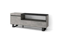 TV Stand/Bench 150x57x35cm For TVs up to 65" Industrial Design Cement 75460MWWT