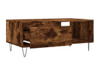 Smoked Oak Coffee Table 90x50x36.5 cm Engineered Wood 61590KYLE