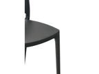 Garden chairs - Plastic / Plastic - Dark grey - Sunmeub 36785HBIS