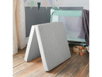 Folding Travel Baby Mattress - 60x120x7 cm - 1 Waterproof Side and 1 Cotton Side - Removable Cover 42400GHQV