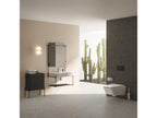 Sunmeub 60cm wall-mounted washbasin with overflow, white 90142WBGR