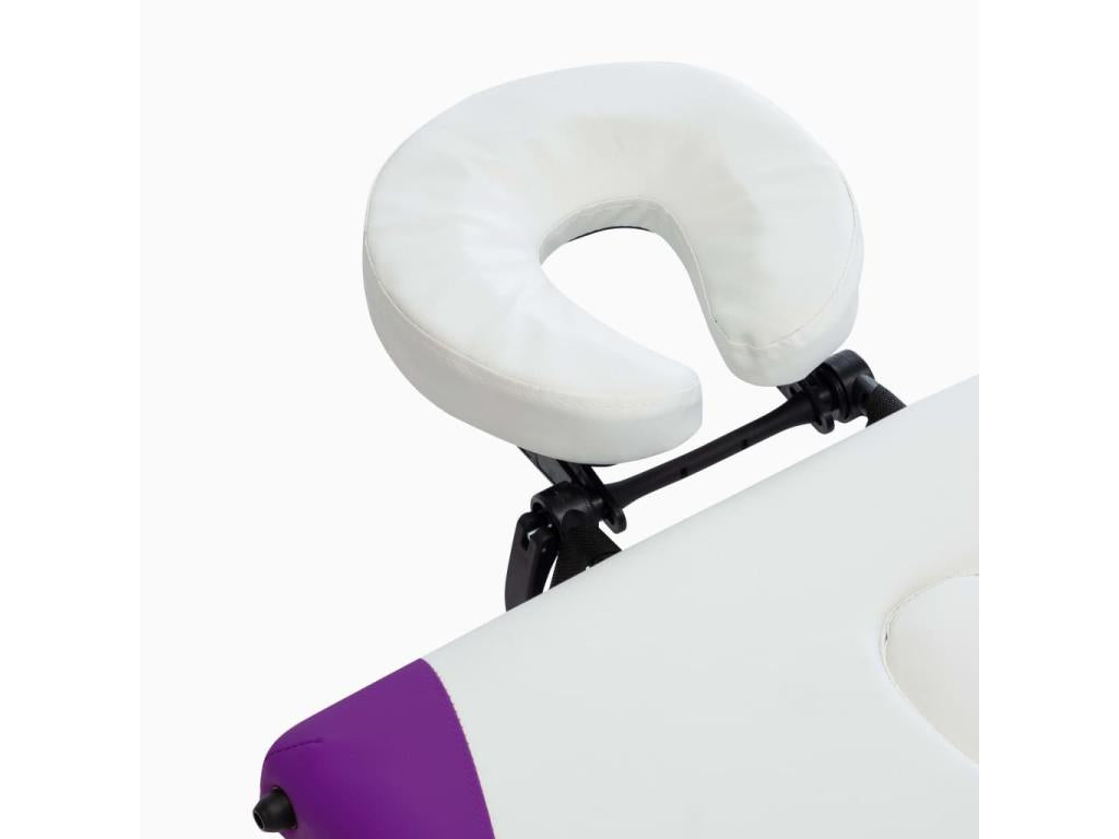 Foldable white aluminum massage table 191x70x59 cm 02 0001820 48327AFTR