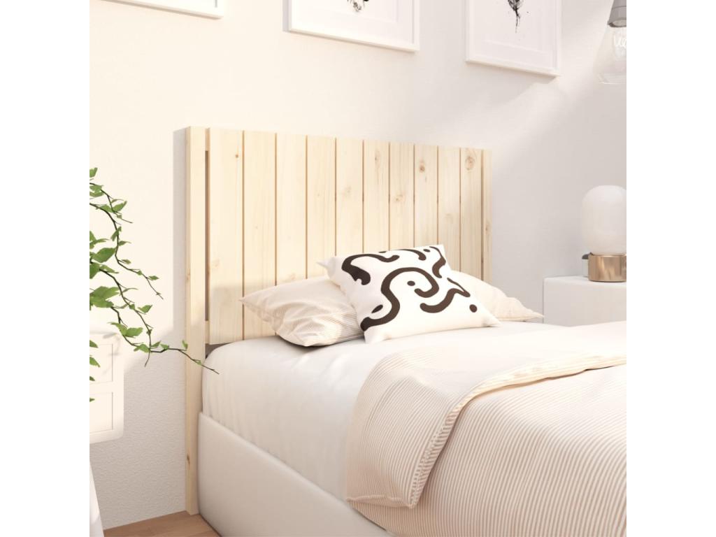 Headboard 105.5x4x100 cm Solid pine wood 25612WJOB