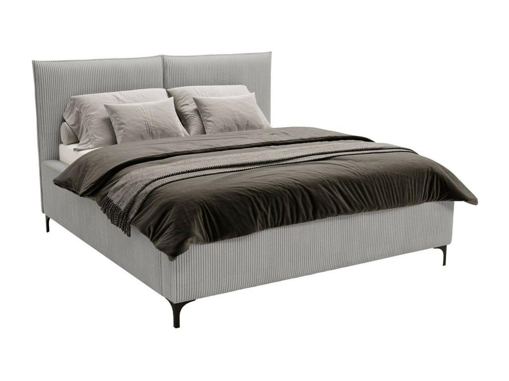 Sunmeub 113 Double Bed Grey 180x200 Upholstered Slatted Base to Sunmeub 200x214x108cm 44697PFXU