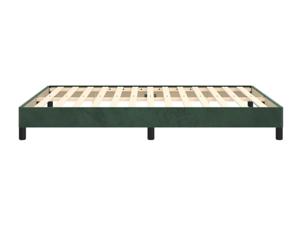 Dark Green Bed Frame 140x200 cm Velvet 51707YDGX
