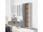 Sunmeub Hallway Wardrobe, Grey, 55x25x189 cm, Engineered Wood, 26610LWIH