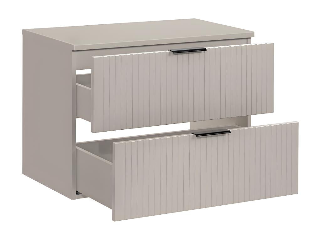 80cm vanity unit with countertop, Sunmeub Cashmere 63463OSSZ