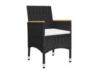 9-Piece Garden Dining Set, Black 01366KARX