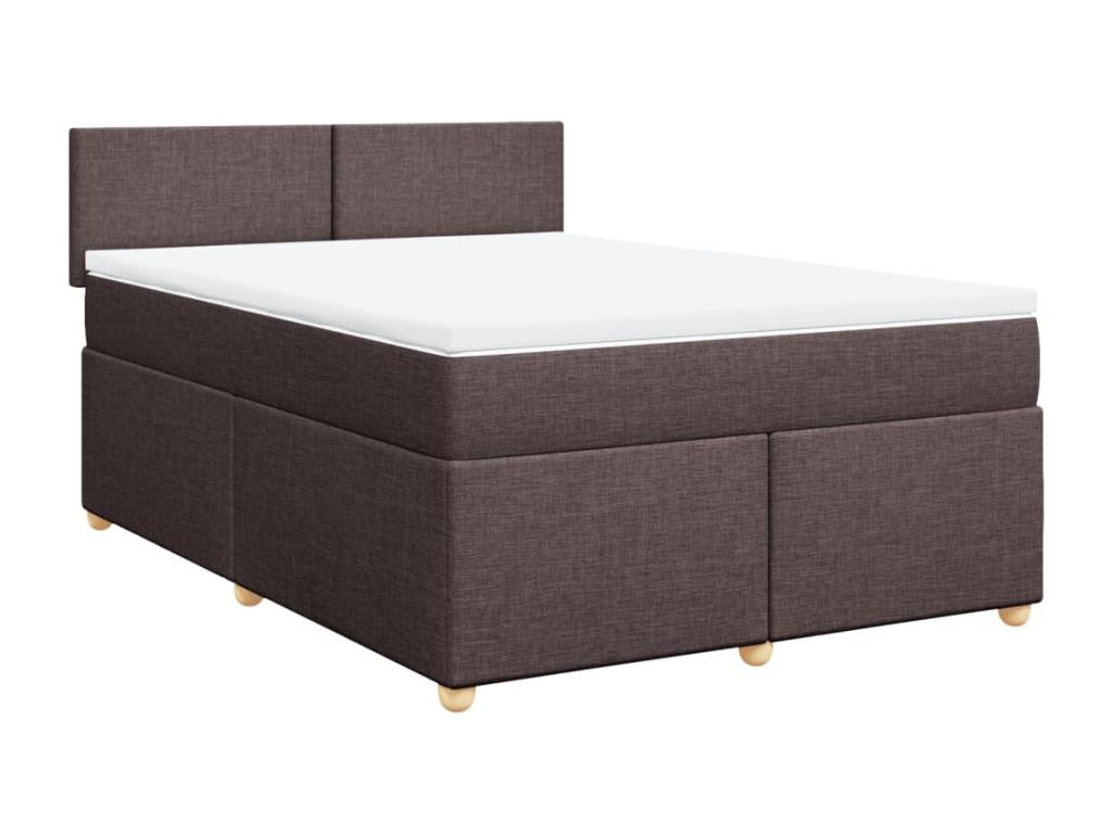 Sunmeub bed base with mattress, dark brown, 160x200 cm, 55173EAPQ