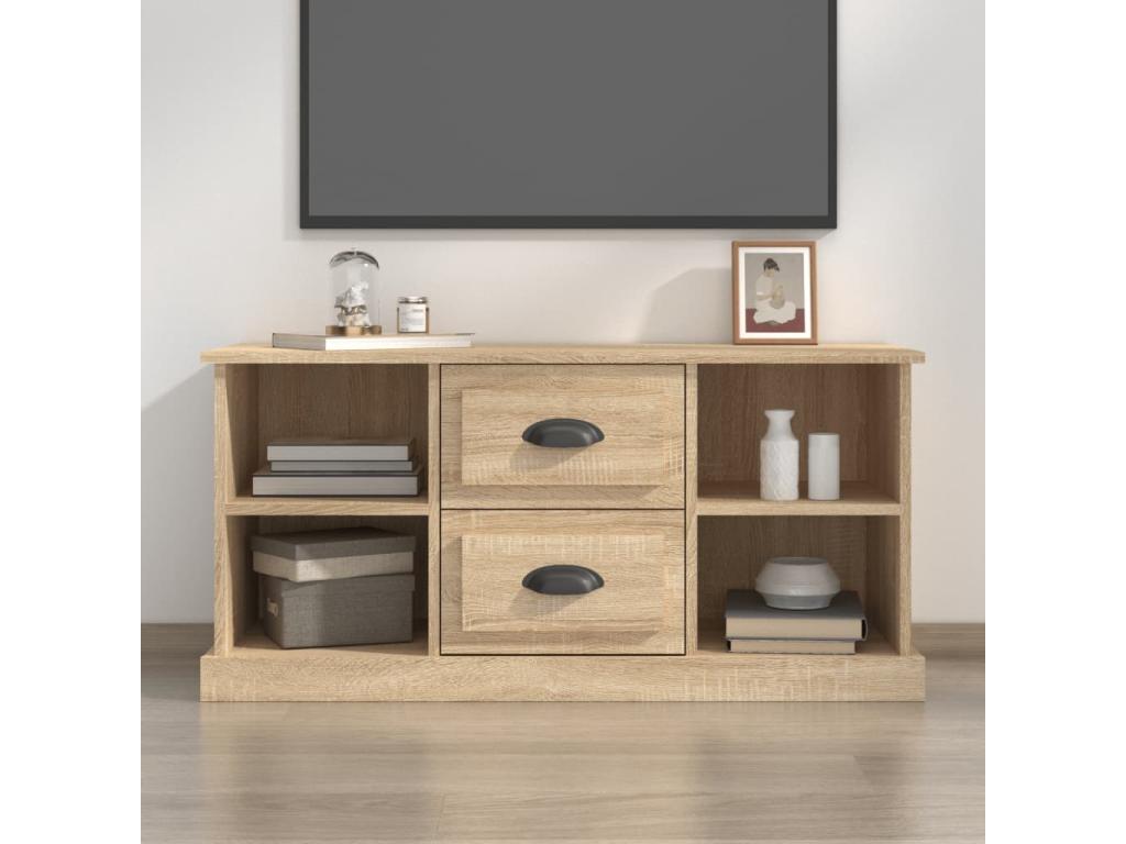 Sunmeub oak TV stand, 99.5x35.5x48 cm, engineered wood, 76353DTEP